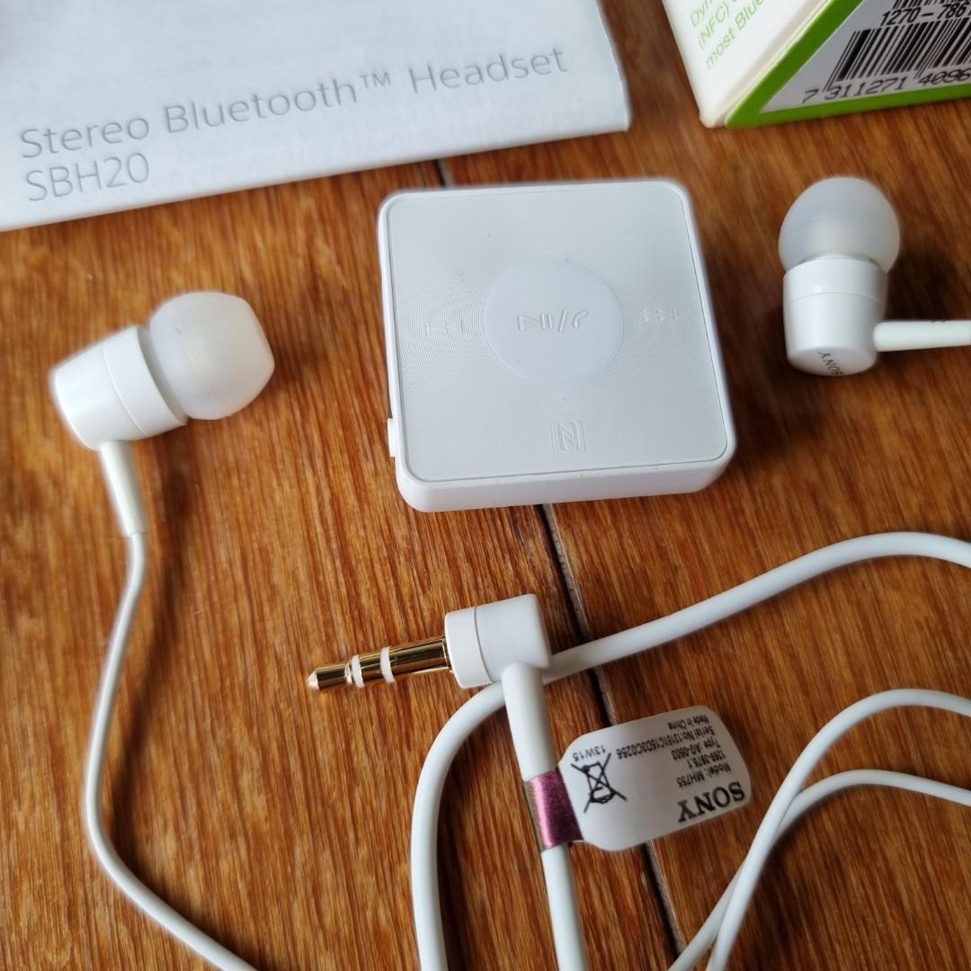 Sony Stereo Bluetooth Headset SBH20, Audio, Headphones & Headsets on