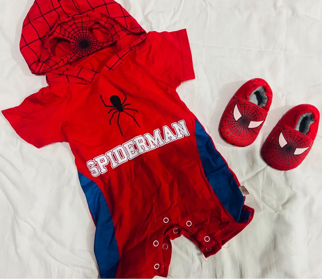 Spiderman Baby Costume, Babies & Kids, Babies & Kids Fashion on Carousell