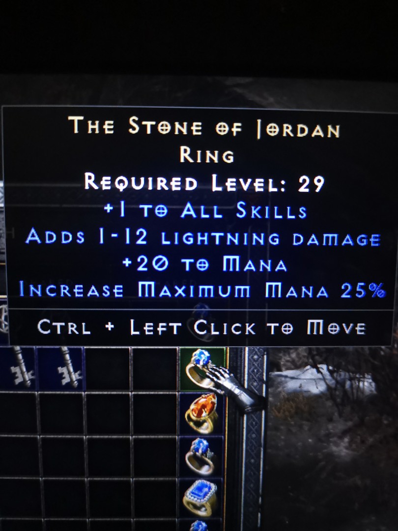 Stone of Jordan SOJ D2R, Video Gaming, Video Games, Others on Carousell