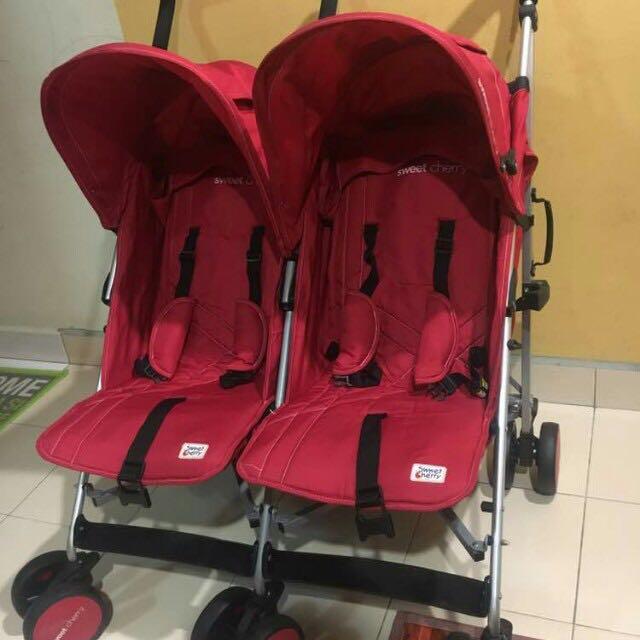 Sweet cherry twin stroller store