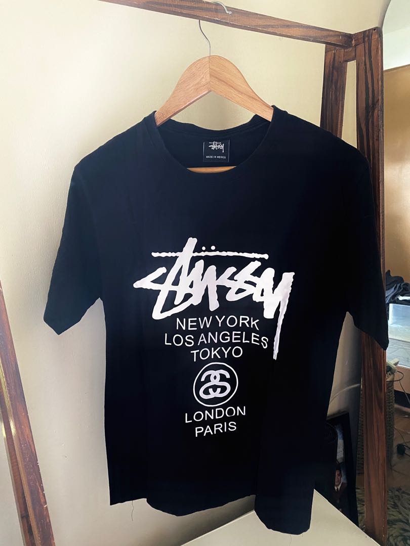 Stussy Black Printed Shirt, Men's 