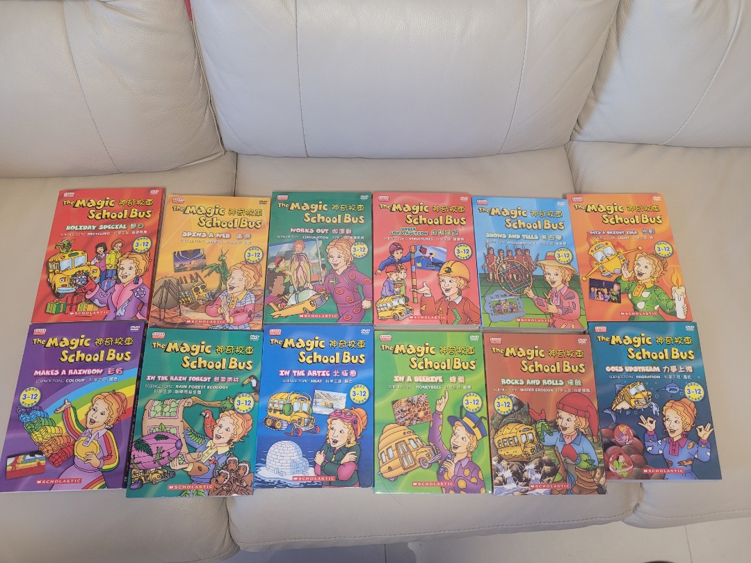 神奇校車the Magic School Bus Dvd 興趣及遊戲 書本 文具 小朋友書 Carousell