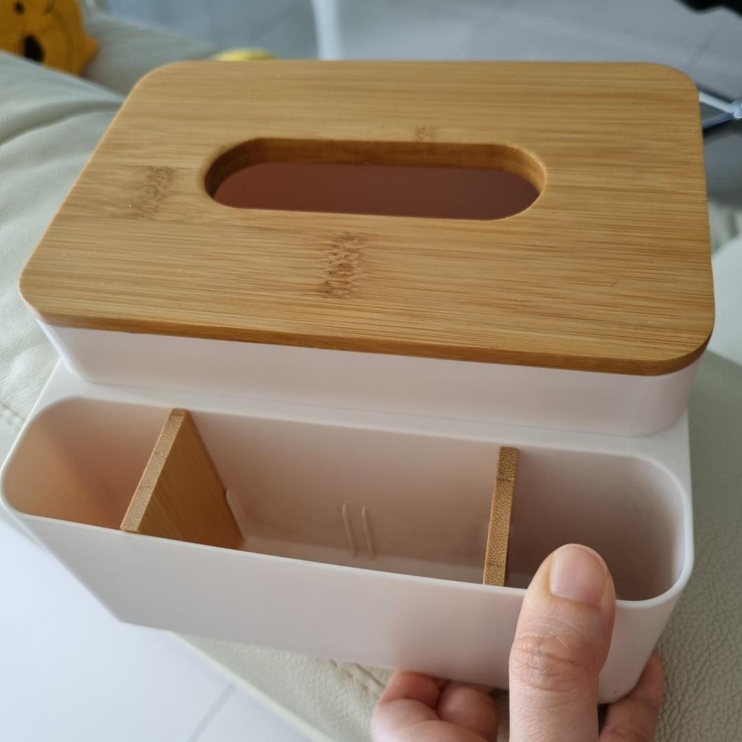 Tissue Box and remote control holder, Furniture & Home Living, Home