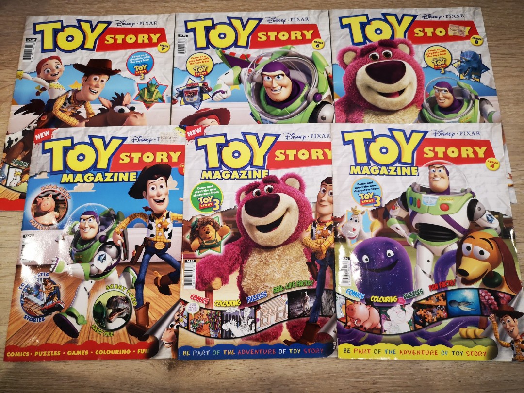 To Bless - 6 Disney Pixar Toy Story Magazines, Hobbies & Toys, Books