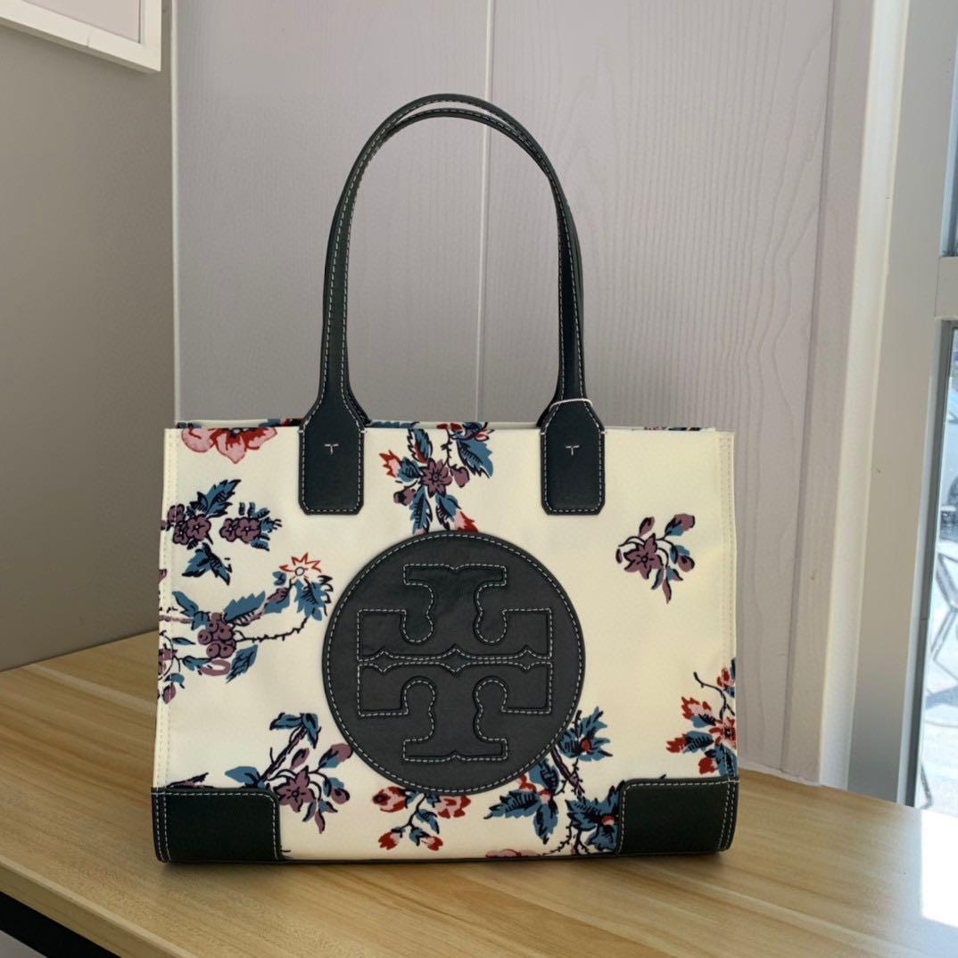 Tory Burch Ella floral Tote Bag Handbag, Women's Fashion, Bags & Wallets,  Tote Bags on Carousell