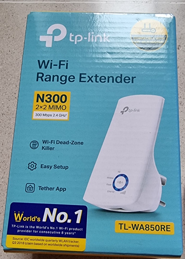 Tplink WiFi Range extender, Computers & Tech, Parts & Accessories