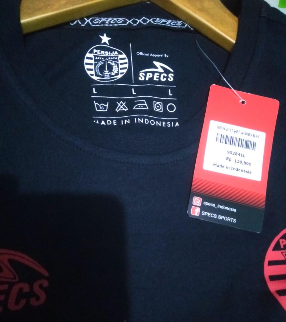 T-shirt Persija Specs Original, Fesyen Pria, Pakaian , Atasan ...