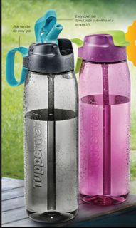 Tupperware H2Go Tumblr with straw