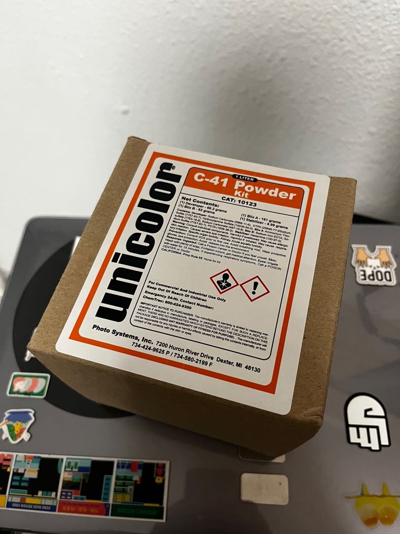 Unicolor Powder C41 Film Negative Processing Kit 1 Liter, Photography, Photography