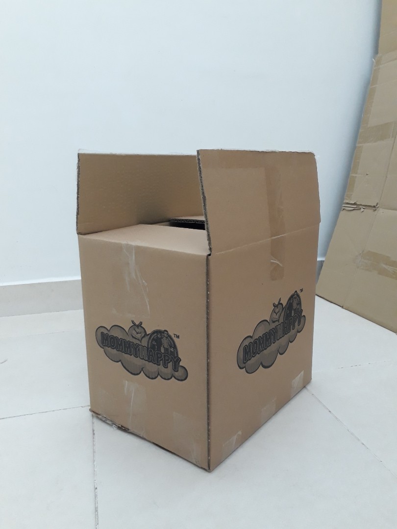 Used Corrugated Box Kotak Terpakai, Hobbies & Toys, Stationery & Craft, Craft Supplies & Tools