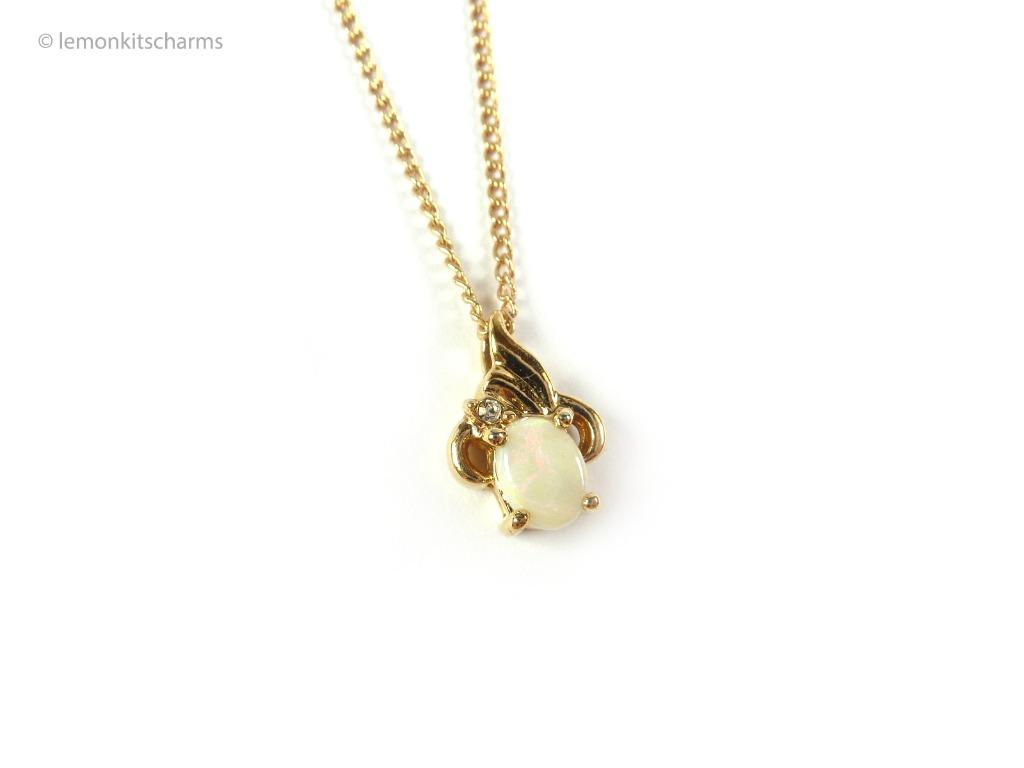 Genuine opal pendant shop
