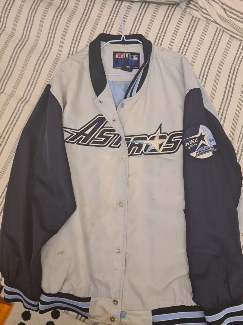 VINTAGE ASTROS MLB JACKET, Men's Fashion, Coats, Jackets and Outerwear on  Carousell