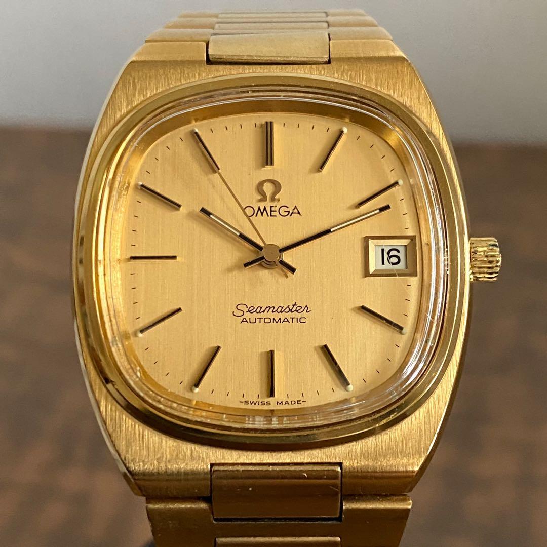 omega watch 18k 0.750 swiss made 1976