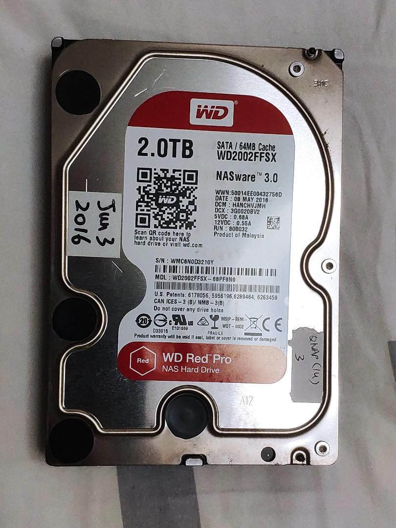 最も W.D RED 未開封 2TB WD2002FFSX PRO - PCパーツ - guaira.uc.edu.py