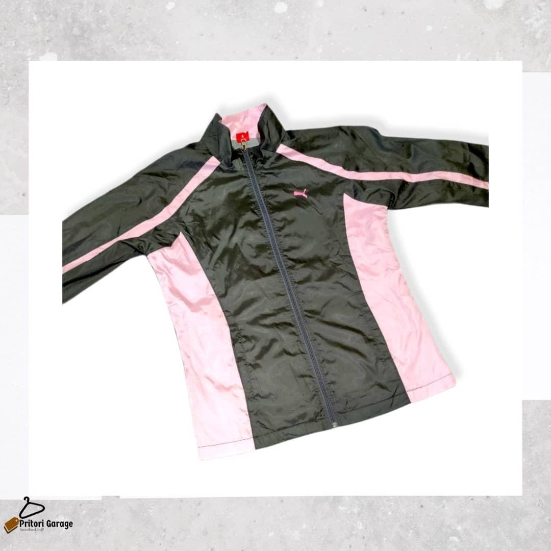 pink puma windbreaker