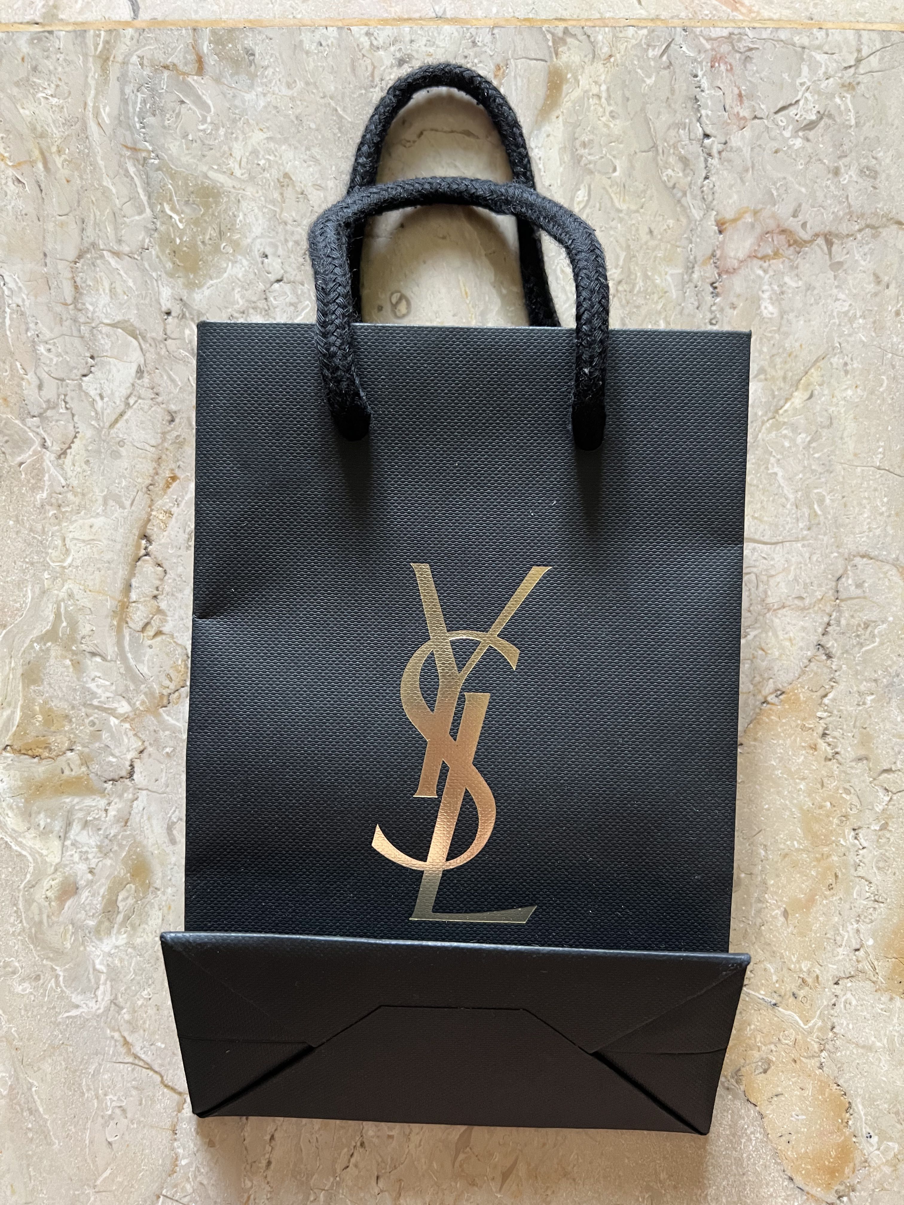 YSL paper bag, Women's Fashion, Jewelry & Organisers, Accessory holder ...
