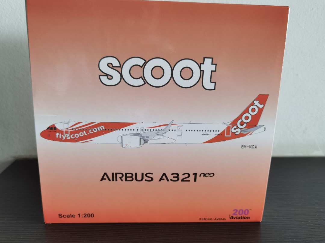 1:200 Scoot Airbus A321 Neo for sale, Hobbies & Toys, Toys & Games on