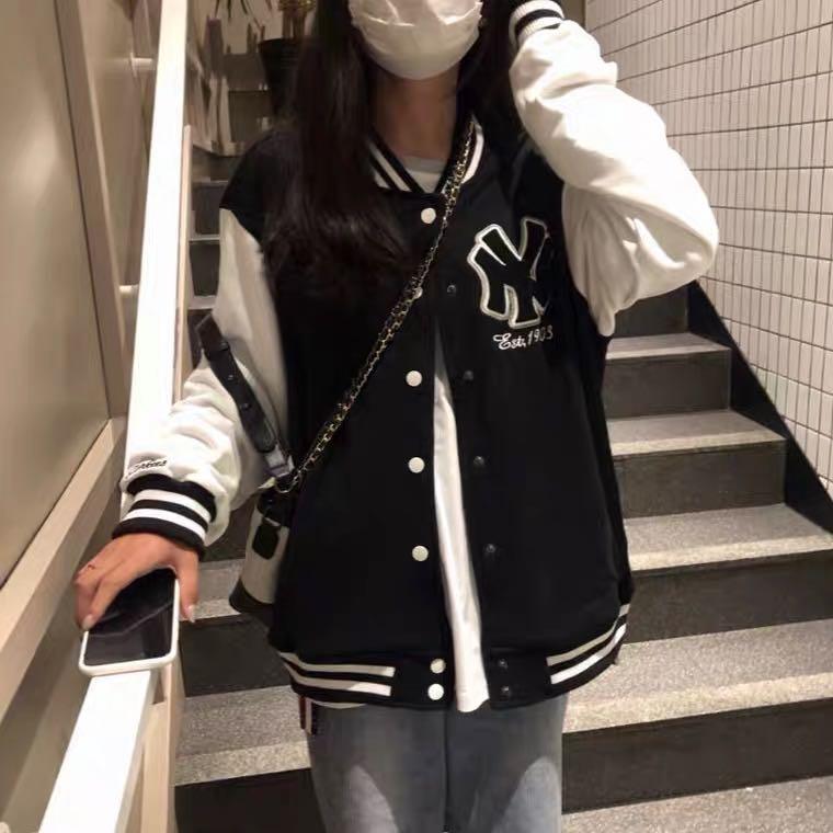All black baseball jacket outlet