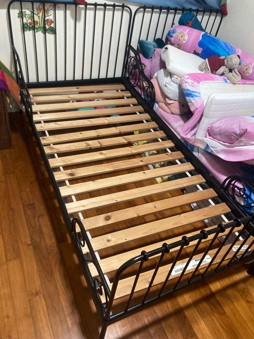 2 extendable childrens beds from Ikea, Furniture & Home Living