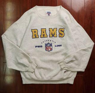 90s Vintage 古著 美國製 美式橄欖球聯盟 洛杉磯公羊隊 衛衣 大學T