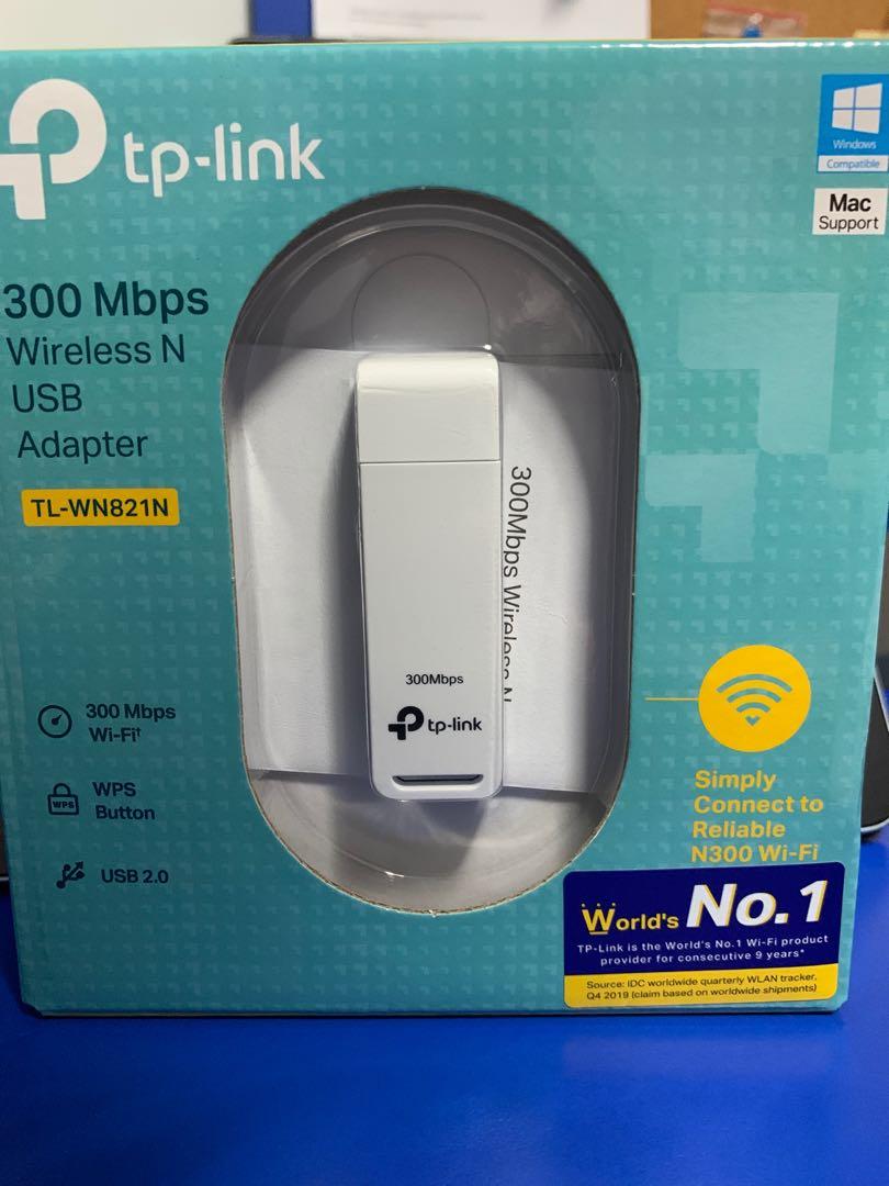 Brand new * TP-LINK TL-WN821N WIRELESS USB ADAPTER, Computers & Tech, Parts  & Accessories, Networking on Carousell