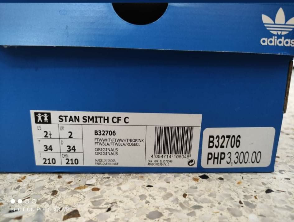 stan smith size 2