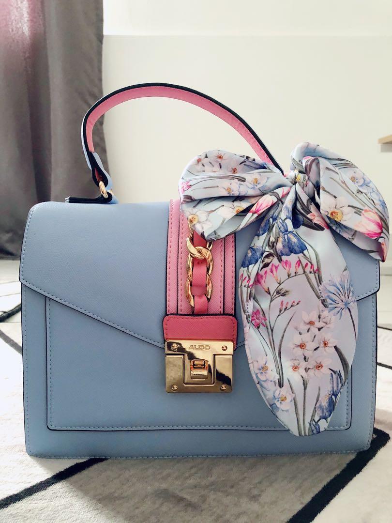 Aldo Glenda Satchel Pink Blue Original from Boutique Women s