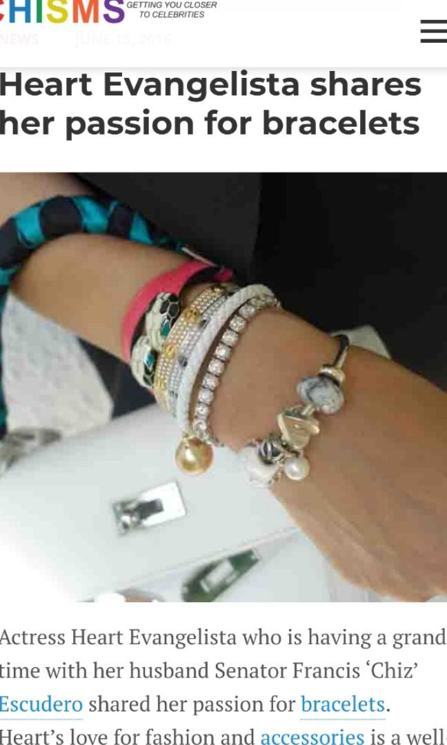 Heart evangelista new arrivals dior bracelet