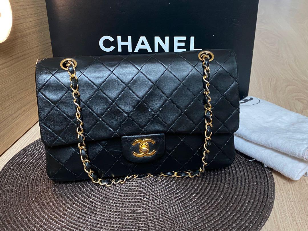 Authentic Chanel Classic Double Flap Lambskin, Luxury, Bags & Wallets on  Carousell