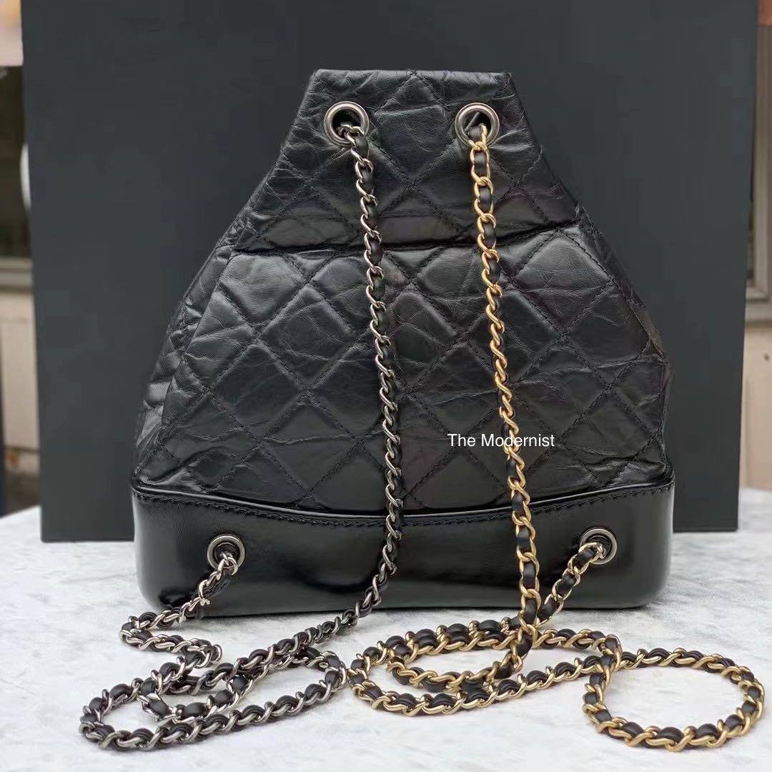 authentic chanel black quilted leather large backpack Calfskin Chevron Urban Spirit Black Quilted Caviar Small Day