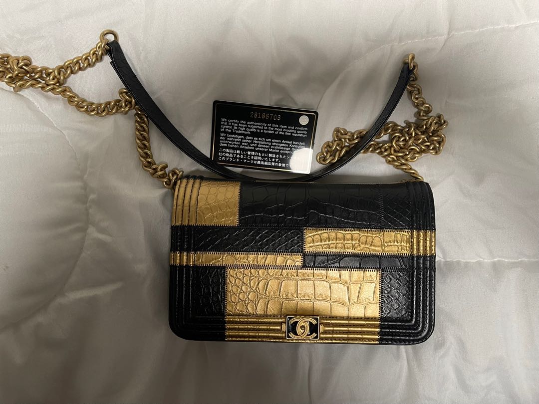 Chanel best sale python woc