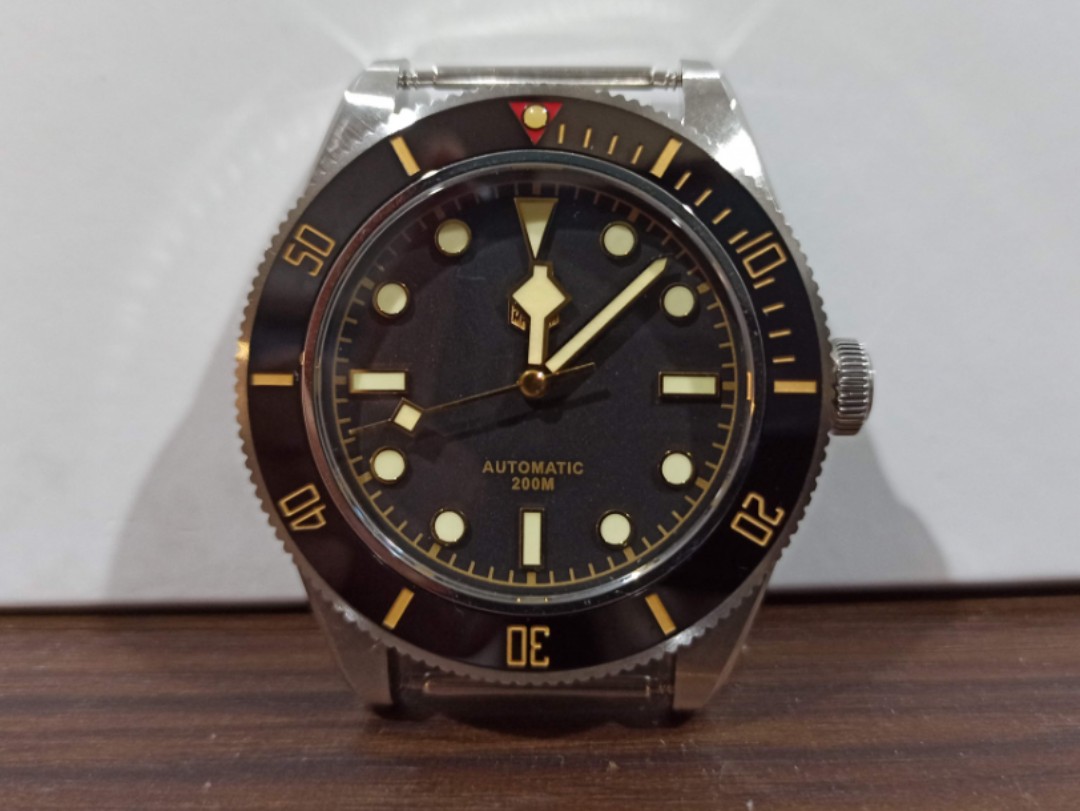 Tudor black bay homage watch hot sale