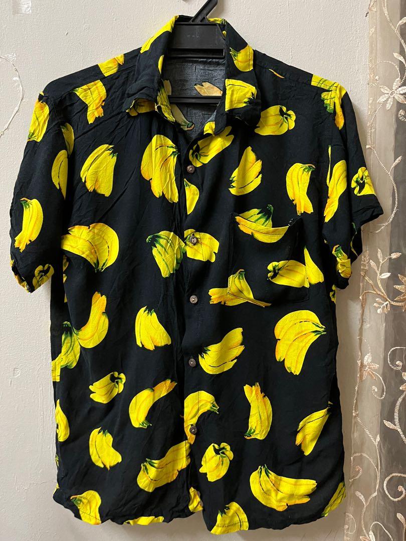 Banana print online shirt