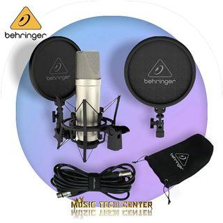Behringer TM1 Complete Recording Package Large Diaphragm Condenser Microphone Tannoy Gold Plated