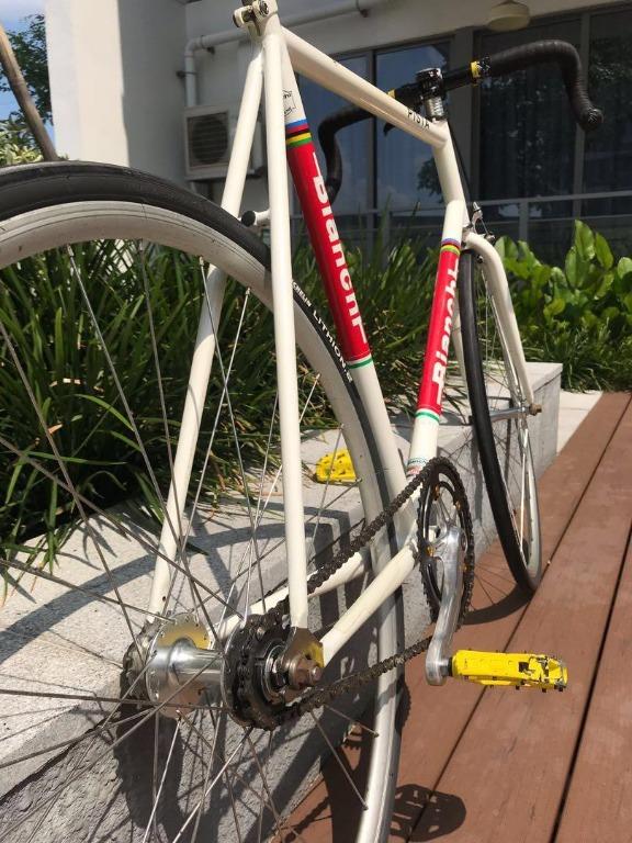 Bianchi Pista Steel 59cm frame w flip flop hub