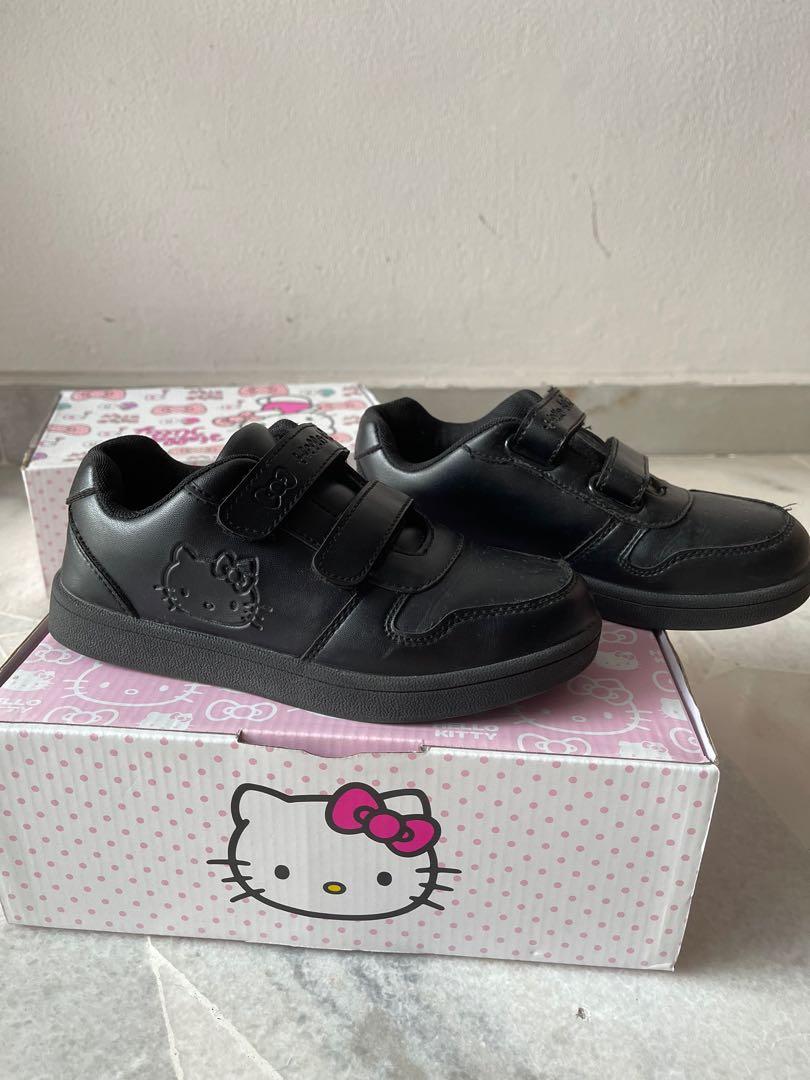 Black Hello Kitty school shoe Babies Kids Babies Kids