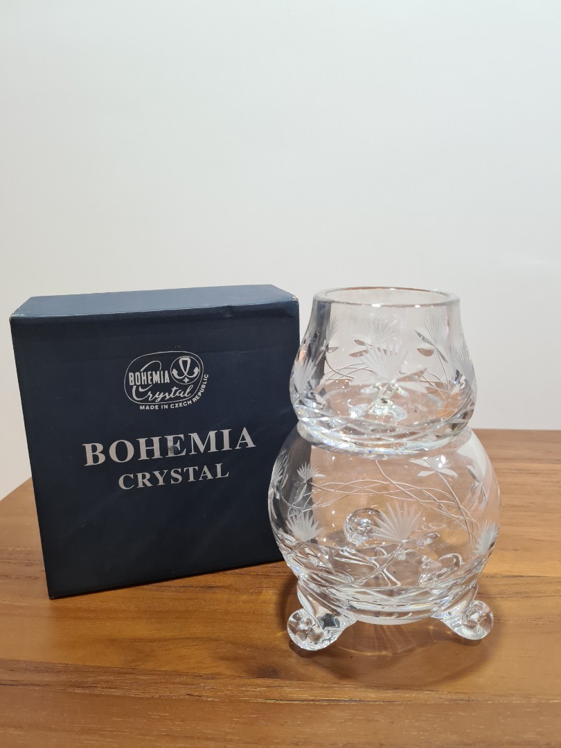 Bohemia crystal hot sale oil lamp