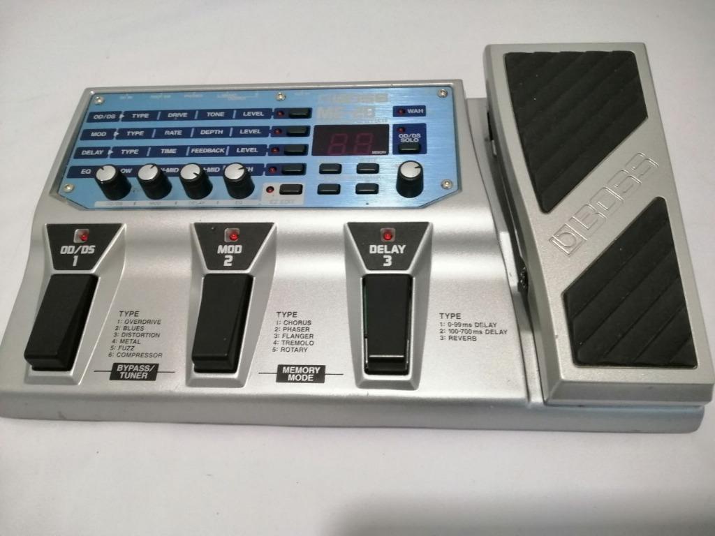 BOSS ME20 GUITAR MULTIPLE EFFECTS UNIT, Hobbies & Toys, Music & Media, Music Accessories on