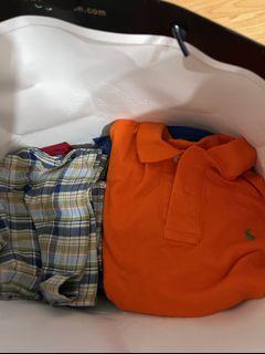Boys 5-6yrs assorted tees (used)