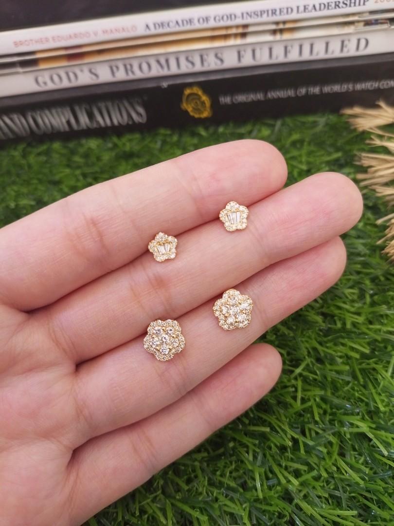 Mother daughter best sale diamond earrings