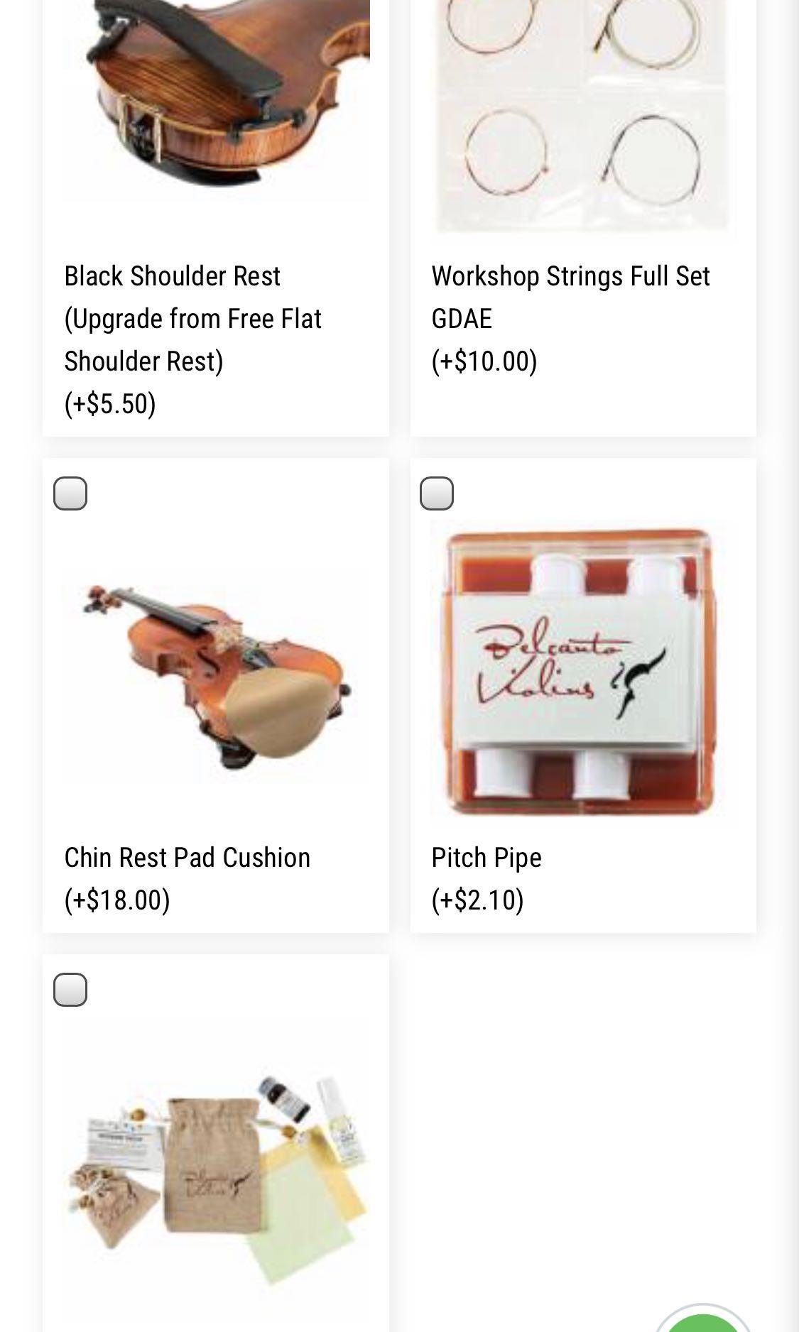 Belcanto violins store