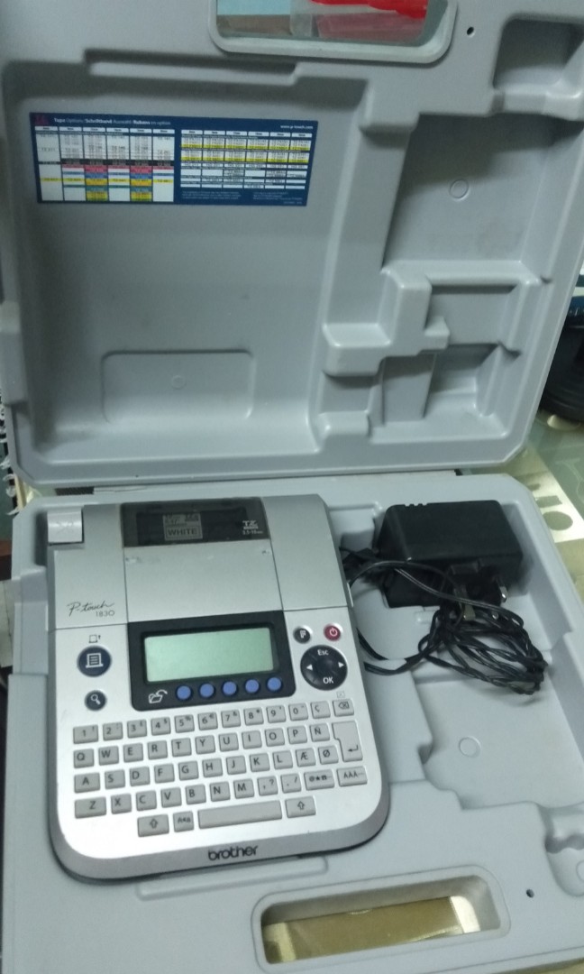 BROTHER PTOUCH 1830 Labeler, Computers & Tech, Printers, Scanners & Copiers on Carousell