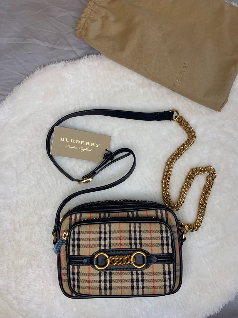 Burberry link camera bag sales