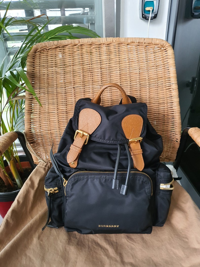 Burberry Nylon Medium Rucksack Backpack Bag Men s Fashion Bags Backpacks on Carousell