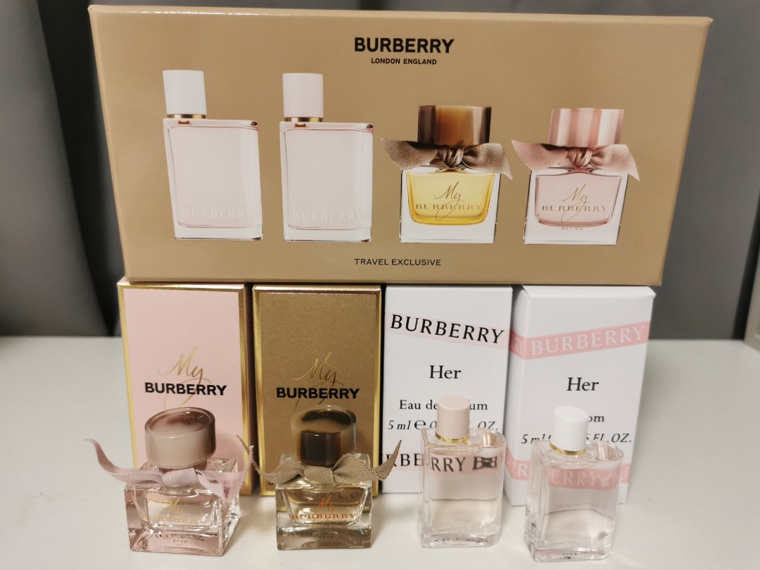 Burberry perfume outlet travel set