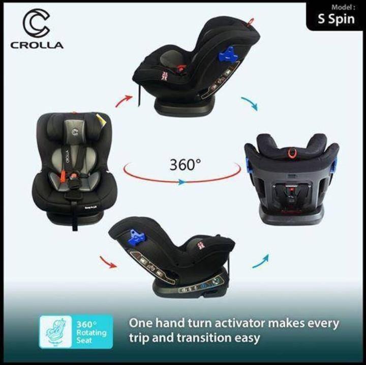 Carseat Crolla S Spin Babies Kids Going Out Car Seats on Carousell