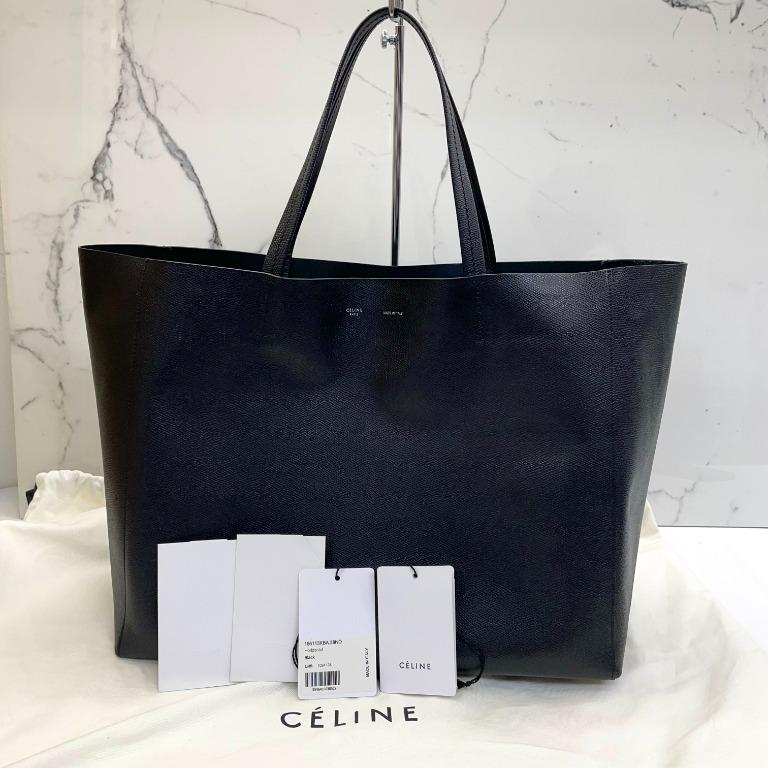 CELINE HORIZONTAL CABAS BLACK TOTE BAG 217021885