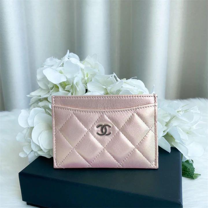 🦄💖Chanel 21K My Perfect Mini Flap Bag (Iridescent Pink, Caviar