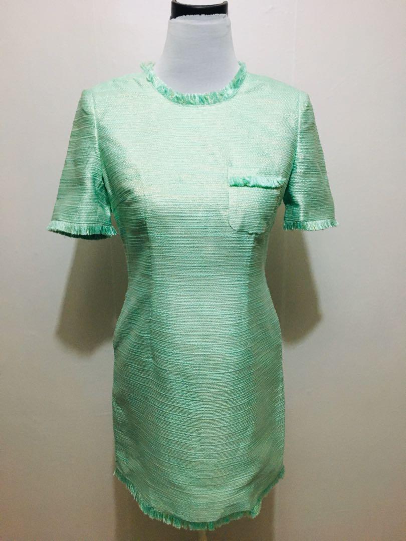Chanel tweed outlet mini dress