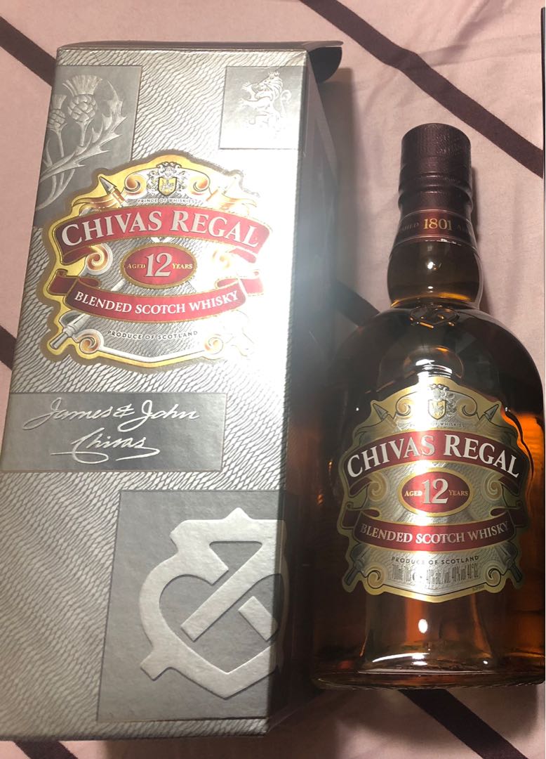 Chivas Regal 12years and Black Label, Food & Drinks, Beverages on Carousell